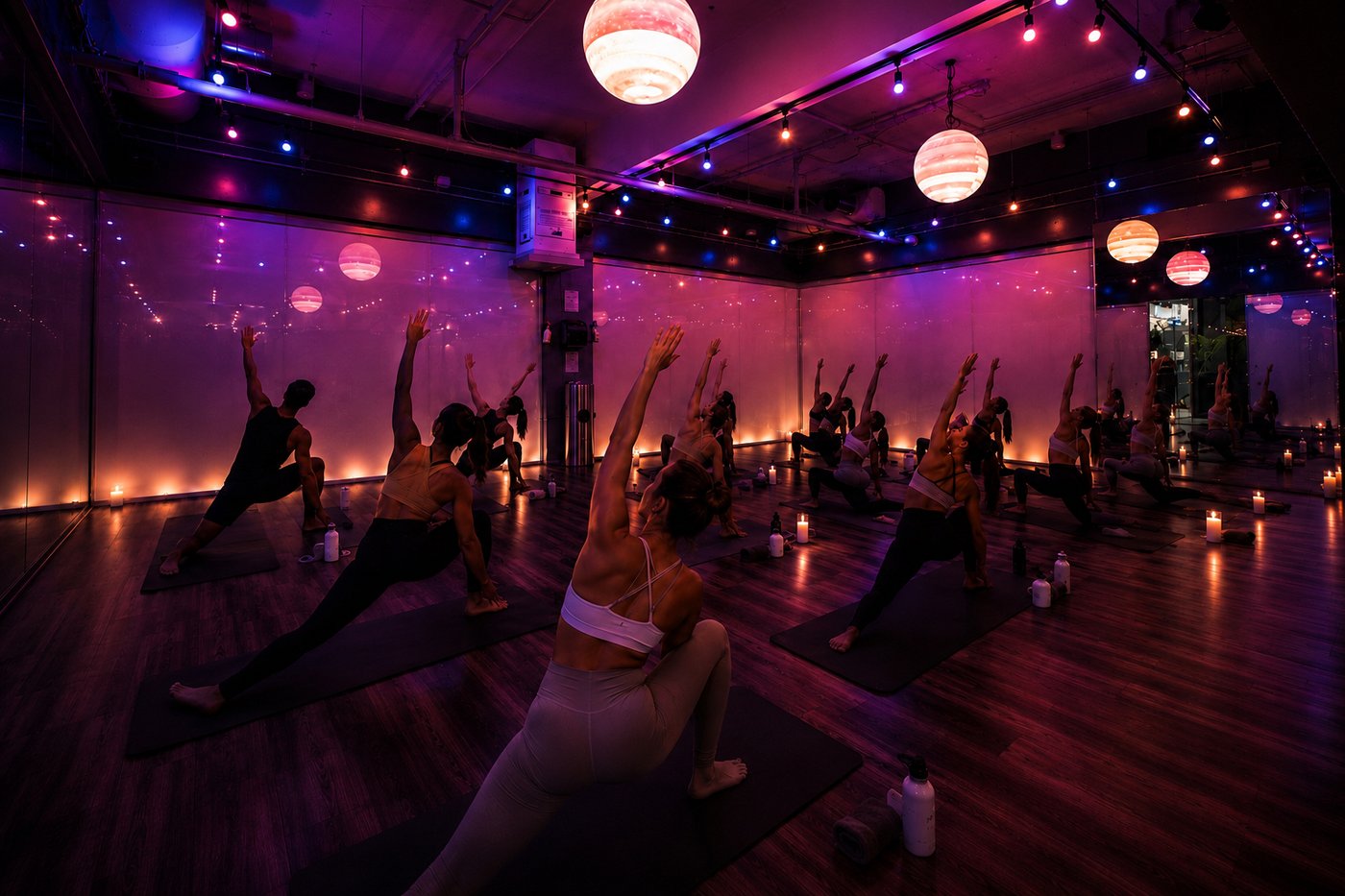 Yoga & group fitness class at Ocean Pacific
